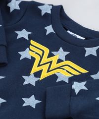 Conjunto-Infantil-Mulher-Maravilha-de-Blusao---Calca-Estampada-de-Estrelas-em-Moletom-Azul-Marinho-9200195-Azul_Marinho_4