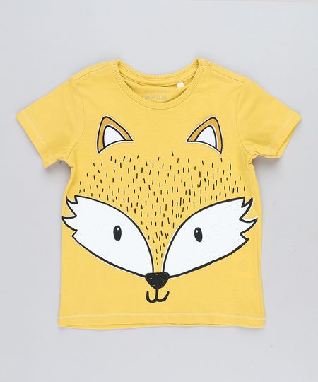 Camiseta-Infantil-Raposa-com-Orelhinhas-Manga-Curta-Gola-Careca-Amarela-9441599-Amarelo_1 Camiseta-Infantil-Raposa-com-Orelhinhas-Manga-Curta-Gola-Careca-Amarela-9441599-Amarelo_1