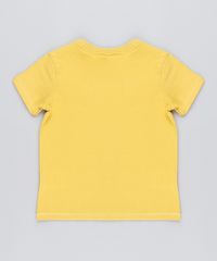 Camiseta-Infantil-Raposa-com-Orelhinhas-Manga-Curta-Gola-Careca-Amarela-9441599-Amarelo_2