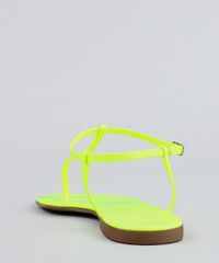 Rasteira-Feminina-em-Verniz-Amarela-Neon-9467143-Amarelo_Neon_3