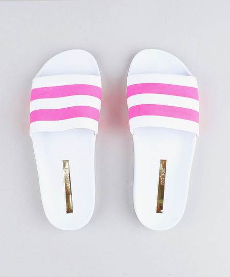 Chinelo-Slide-Feminino-Moleca-com-Faixas-Neon-Branco-9464012-Branco_1