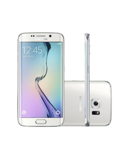 Celular Smartphone Samsung Galaxy S6 Edge G925i 64gb Branco Vivo - 1 Chip
