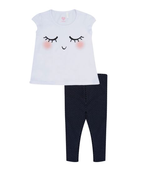 Conjunto-de-Blusa-Branca---Calca-Legging-de-Poa-Azul-Marinho-8408906-Azul_Marinho_1