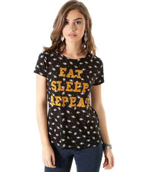 Blusa--Eat-Sleep-Repeat--Preta-8390769-Preto_1