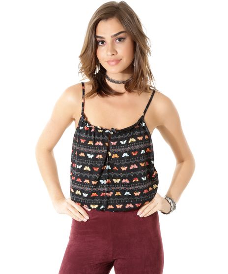 Regata-Cropped-Borboletas-Preta-8403570-Preto_1