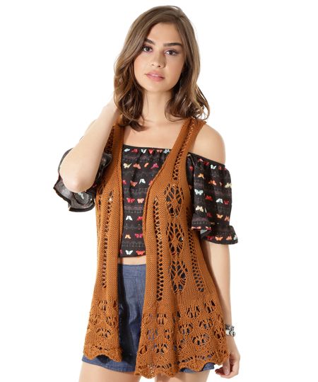 Colete-em-Trico-Caramelo-8403750-Caramelo_1 Colete-em-Trico-Caramelo-8403750-Caramelo_1