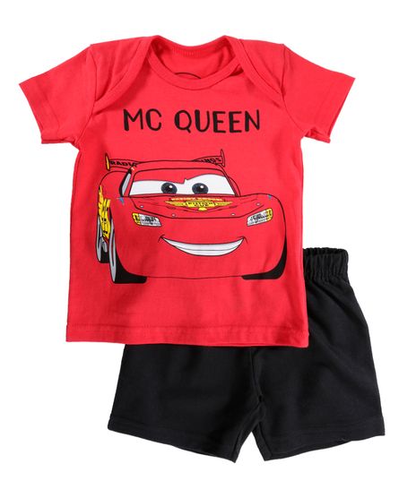 Conjunto-de-Camiseta-Vermelha---Bermuda-Carros-Preta-8373046-Preto_1