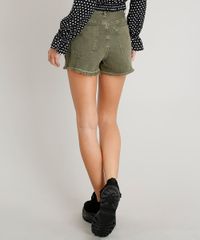 Short-de-Sarja-Feminino-Vintage-Destroyed-Verde-Militar-9470051-Verde_Militar_2