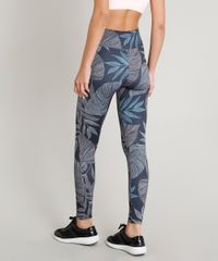 Calca-Legging-Feminina-Esportiva-Ace-Estampada-de-Folhagem-com-Protecao-UV50--Chumbo-9440959-Chumbo_2