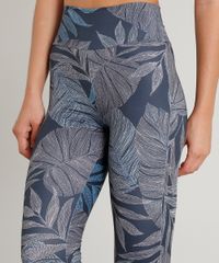 Calca-Legging-Feminina-Esportiva-Ace-Estampada-de-Folhagem-com-Protecao-UV50--Chumbo-9440959-Chumbo_4
