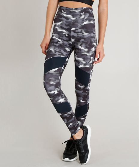 Calca-Legging-Feminina-Esportiva-Ace-Estampada-Camuflada-com-Recorte-Protecao-UV50--Preta-9431677-Preto_1