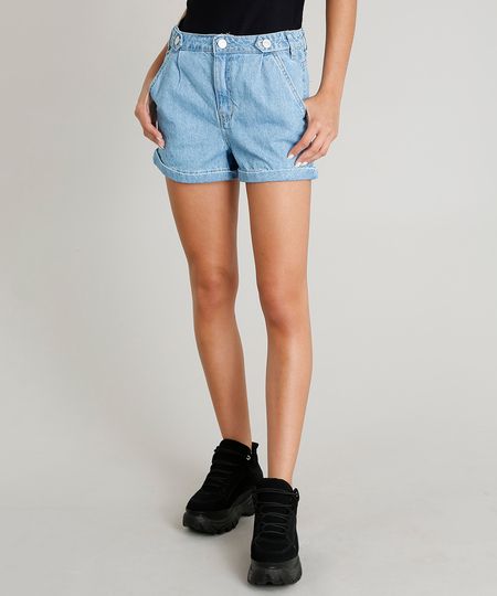 Short-Jeans-Feminino-Mom-com-Martingale-Azul-Claro-9463405-Azul_Claro_1 Short-Jeans-Feminino-Mom-com-Martingale-Azul-Claro-9463405-Azul_Claro_1