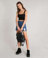 Saia-Jeans-Feminina-Destroyed-com-Ziper-de-Argola-Azul-Escuro-9406098-Azul_Escuro_3