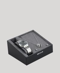 Kit-de-Relogio-Analogico-Seculus-Feminino---Brinco---Colar---77007L0SVNA2KA-Prateado-9507493-Prateado_1