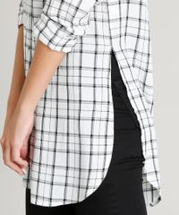 Camisa-Feminina-Longa-Estampada-Xadrez-com-Bolso-Manga-Longa-Off-White-9365398-Off_White_4