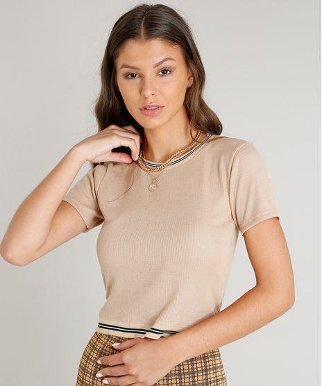 Blusa-Feminina-Cropped-Canelada-Manga-Curta-Decote-Redondo-Bege-9254916-Bege_1