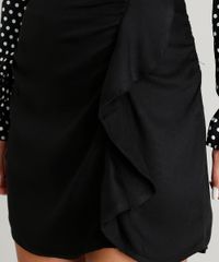 Saia-Feminina-Curta-com-Babado-Preta-9365143-Preto_4