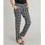 Calca-Feminina-Xadrez-com-Vivo-Lateral-e-Barra-Dobrada-Preta-9361039-Preto_1