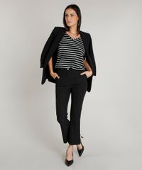 Blusa-Feminina-Listrada-com-Martingale-Manga-Curta-Decote-V-Preta-9453120-Preto_3 Blusa-Feminina-Listrada-com-Martingale-Manga-Curta-Decote-V-Preta-9453120-Preto_3