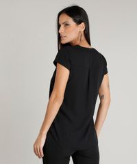 Blusa-Feminina-com-Recorte-Bicolor-Manga-Curta-Decote-V-Preta-9370586-Preto_2 Blusa-Feminina-com-Recorte-Bicolor-Manga-Curta-Decote-V-Preta-9370586-Preto_2
