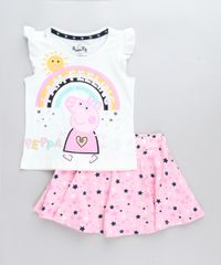 Conjunto-Infantil-Peppa-Pig-de-Regata-Off-White---Short-Saia-Estampado-de-Estrelas-Rosa-9079362-Rosa_1