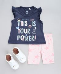 Conjunto-Infantil-de-Regata-com-Babado-Azul-Marinho---Bermuda-Estampada-de-Estrelas-Rosa-Claro-9419907-Rosa_Claro_3