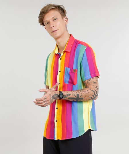 Camisa-Masculina-Carnaval-Arco-Iris-com-Bolso-Manga-Curta-Multicor-9455018-Multicor_1 Camisa-Masculina-Carnaval-Arco-Iris-com-Bolso-Manga-Curta-Multicor-9455018-Multicor_1