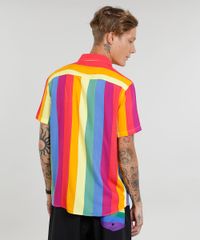Camisa-Masculina-Carnaval-Arco-Iris-com-Bolso-Manga-Curta-Multicor-9455018-Multicor_2