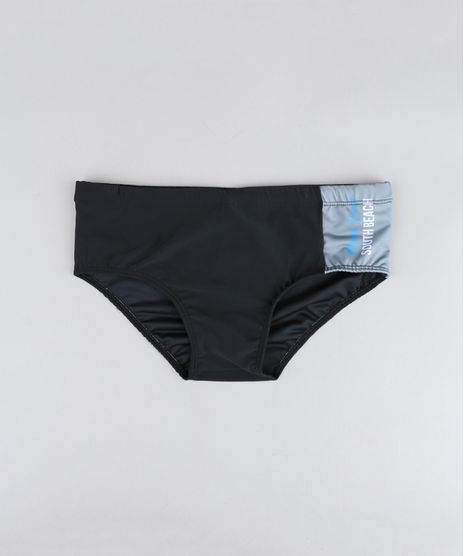 Sunga-Infantil-com-Recorte--South-Beach--Preta-9431565-Preto_1