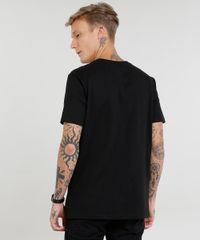 Camiseta-Masculina-Genio-com-Chiclete-Manga-Curta-Gola-Careca-Preta-9307572-Preto_2
