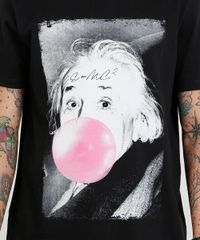 Camiseta-Masculina-Genio-com-Chiclete-Manga-Curta-Gola-Careca-Preta-9307572-Preto_4