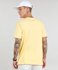 Camiseta-Masculina--Chicago--Manga-Curta-Gola-Careca-Amarela-9307567-Amarelo_2