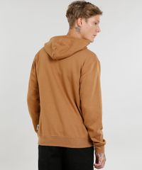 Blusao-Masculino-Basico-em-Moletom-com-Capuz-Manga-Longa-Caramelo-8463518-Caramelo_2
