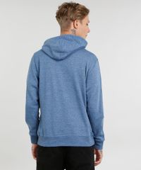 Blusao-Masculino-Basico-Mescla-em-Moletom-com-Capuz-Azul-9349276-Azul_2
