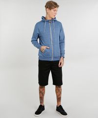 Blusao-Masculino-Basico-Mescla-em-Moletom-com-Capuz-Azul-9349276-Azul_3