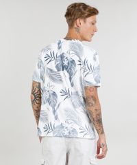 Camiseta-Masculina-Estampada-de-Folhagem-Manga-Curta-Gola-Careca-Off-White-9440764-Off_White_2