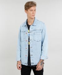 Jaqueta-Jeans-Masculina-com-Bolso-Azul-Claro-9470130-Azul_Claro_1 Jaqueta-Jeans-Masculina-com-Bolso-Azul-Claro-9470130-Azul_Claro_1