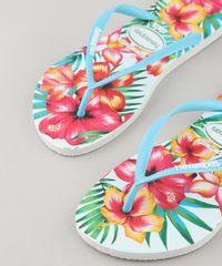 Chinelo-Feminino-Havaianas-Slim-Estampado-Floral-Branco-9250222-Branco_2