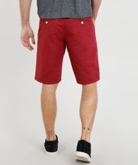 Bermuda-Masculina-Reta-Estampada-Mini-Print-com-Bolsos-Vermelha-9116111-Vermelho_4