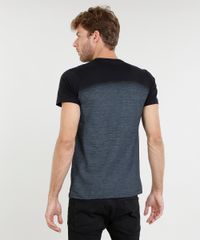 Camiseta-Masculina-Slim-Fit-com-Estampa-Degrade-Manga-Curta-Gola-Careca-Preta-9197266-Preto_2