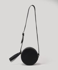 Bolsa-Feminina-Redonda-Transversal-com-Tassel-Preta-9200576-Preto_1