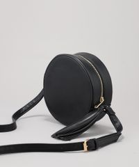 Bolsa-Feminina-Redonda-Transversal-com-Tassel-Preta-9200576-Preto_4