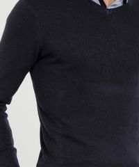 Sueter-Masculino-Basico-em-Trico-Gola-V-Azul-Marinho-9345315-Azul_Marinho_4