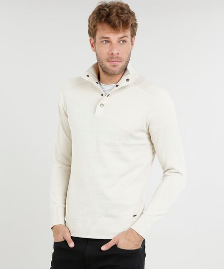 Sueter-Masculino-em-Trico-com-Botoes-Manga-Longa-Bege-Claro-8850256-Bege_Claro_1 Sueter-Masculino-em-Trico-com-Botoes-Manga-Longa-Bege-Claro-8850256-Bege_Claro_1