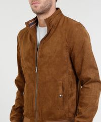 Jaqueta-Bomber-Masculina-em-Suede-Caramelo-9351828-Caramelo_4
