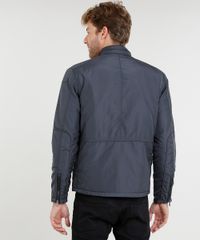 Jaqueta-Masculina-Acolchoada-com-Bolsos-Chumbo-9351825-Chumbo_2