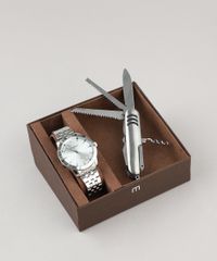 Kit-de-Relogio-Analogico-Mondaine-Masculino---Canivete---99144G0MVNE3K1-Prateado-9507771-Prateado_1