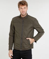 Jaqueta-Masculina-Acolchoada-com-Bolsos-Verde-Militar-9351825-Verde_Militar_1