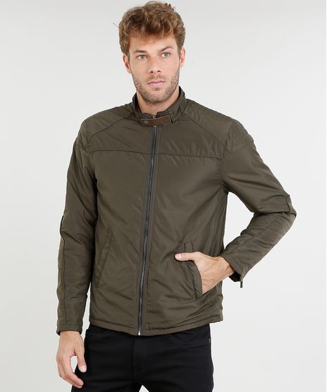 Jaqueta-Masculina-Acolchoada-com-Bolsos-Verde-Militar-9351825-Verde_Militar_1