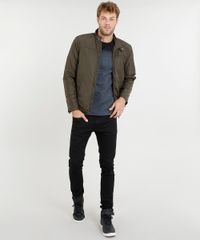 Jaqueta-Masculina-Acolchoada-com-Bolsos-Verde-Militar-9351825-Verde_Militar_3